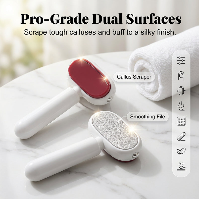 Dura Foot Scraper Tool | Dual-Sided Stainless Steel Callus Remover 6