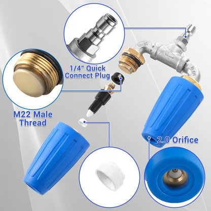 Dynamo Turbo Nozzle Pressure Washer | Dual Turbo, High Efficiency Design 2
