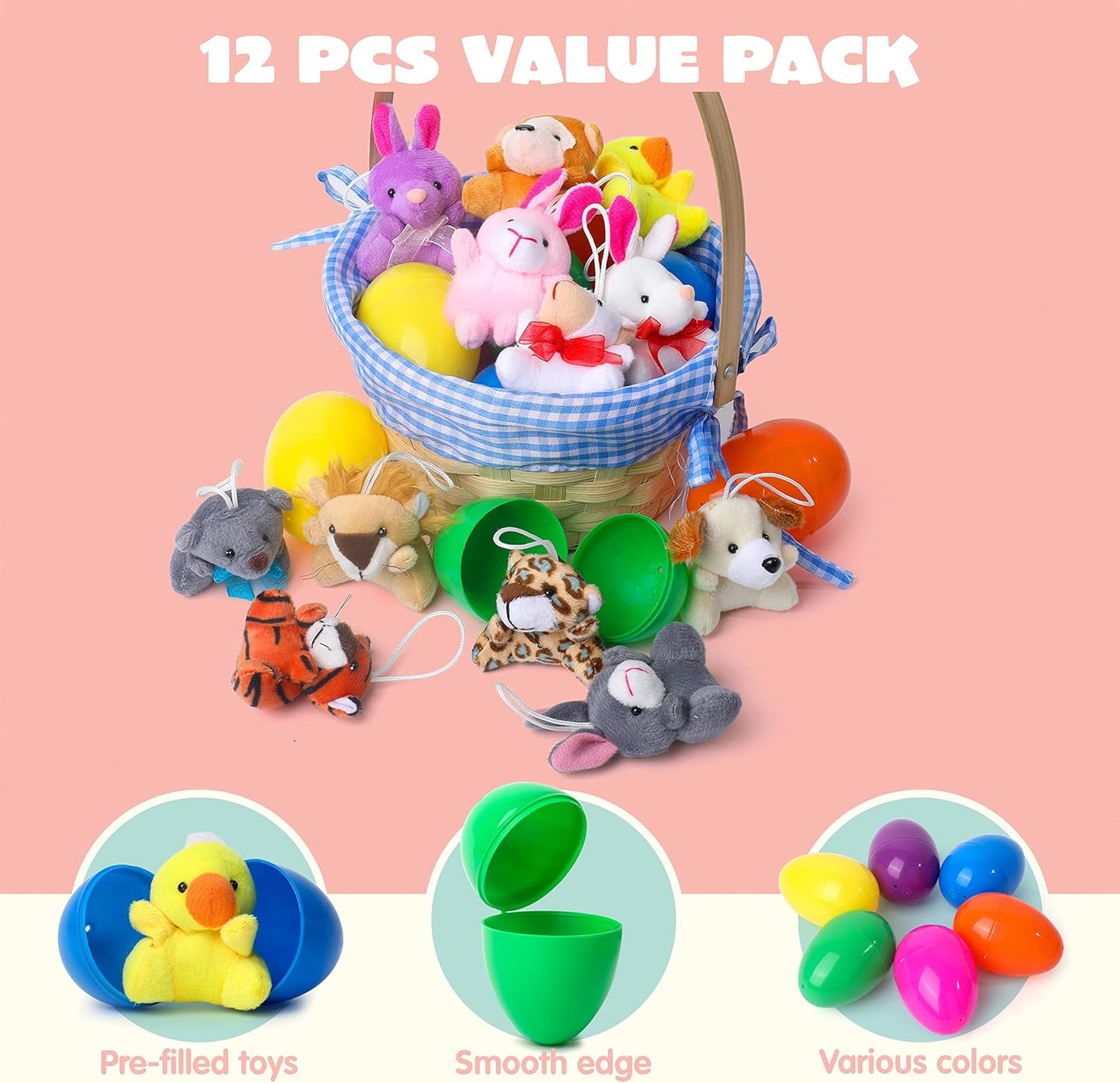 Easter Joy Eggs | Plush Animal Toys Inside 3