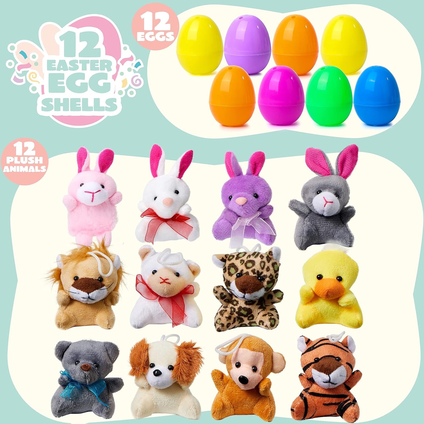 Easter Surprise Eggs | Prefilled Squishy Toys for Easter Egg Hunt 7