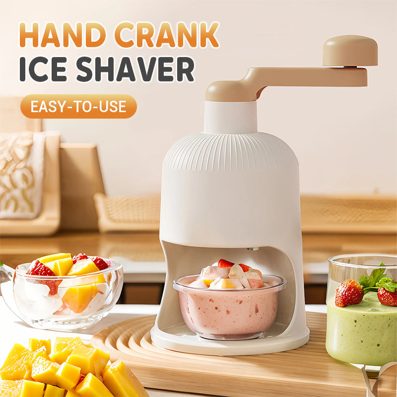 Eazy Ice Shaver | Hand Crank, Stainless Steel Blade for Shaved Ice 1
