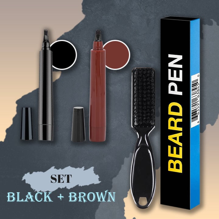EdgeFill Beard Kit | Waterproof, Sweat-Proof, Precision Shaping 3