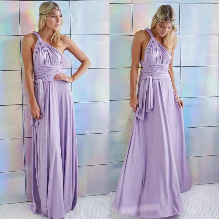 Elysia Maxi Dress | Convertible Black Maxi, Multi-Way Style for Women 2