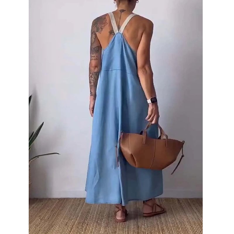 Elysia Women's Dress | Breathable Cotton Linen, Minimalist Design, Plus Size Available 8