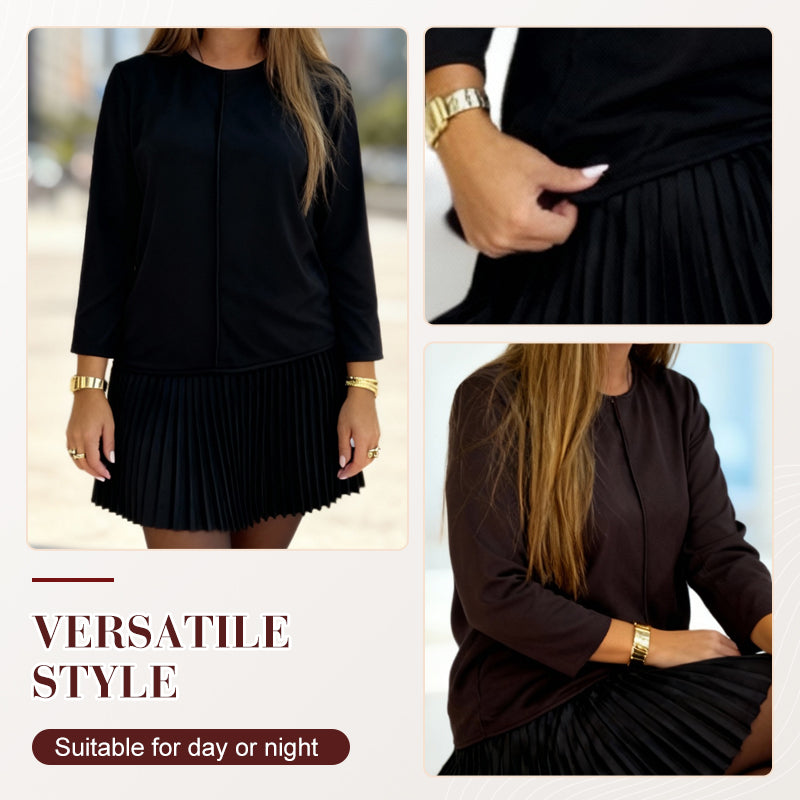 Elysia Women's Dress | Elegant Black Cocktail Dress, Comfortable Fit 5