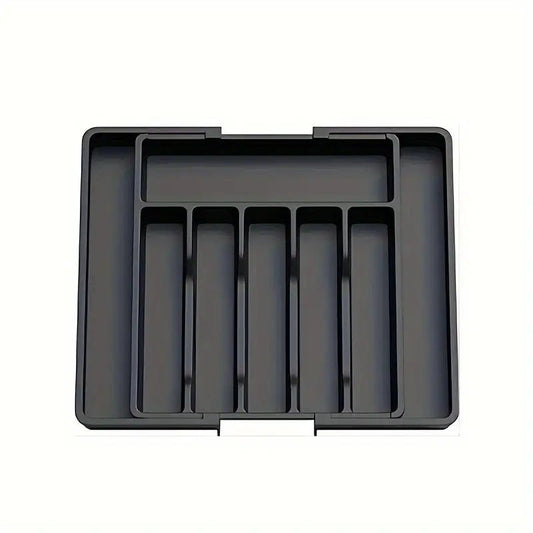 Elysian Cutlery Organizer | Extendable Design, Multi-Compartment 0