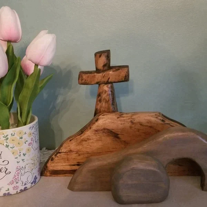 Elysian Easter Tableau | Wooden Christian Decoration 4
