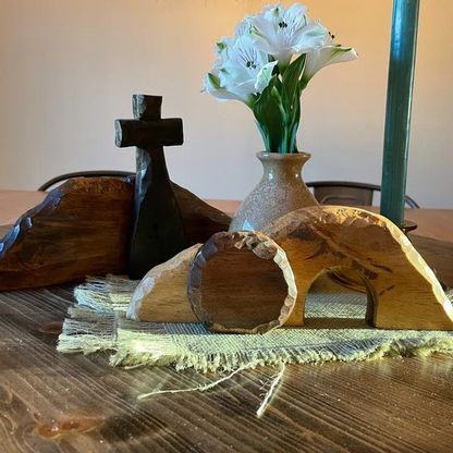 Elysian Easter Tableau | Wooden Christian Decoration 5