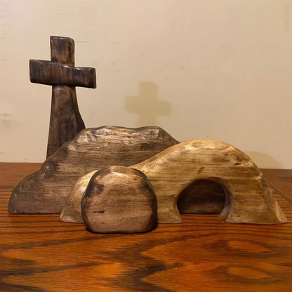 Elysian Easter Tableau | Wooden Christian Decoration 7