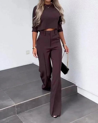 Elysian Pantsuit | High-Waisted, Tailored Fit for Women 0