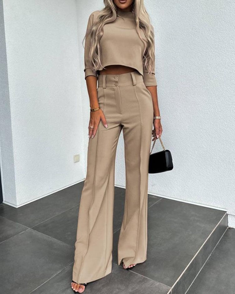 Elysian Pantsuit | High-Waisted, Tailored Fit for Women 10