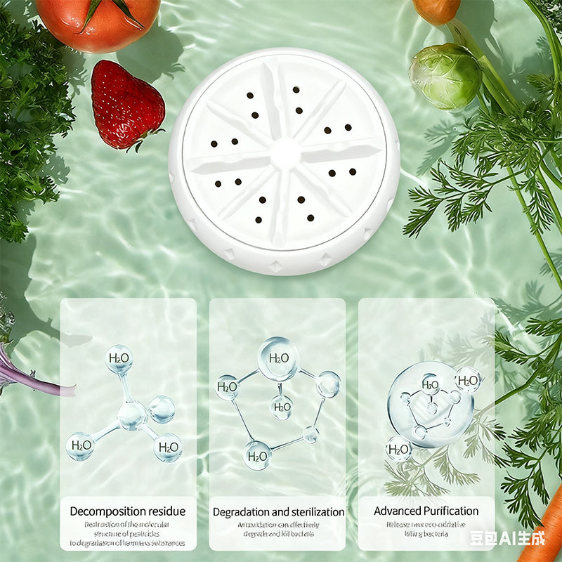 Evo Fruit Vegetable Washer | Vortex Cleaning Technology, Compact Design 3