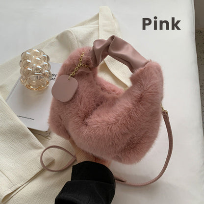 Faux Fur Chic Bag | Multifunctional, Skin-Friendly 11