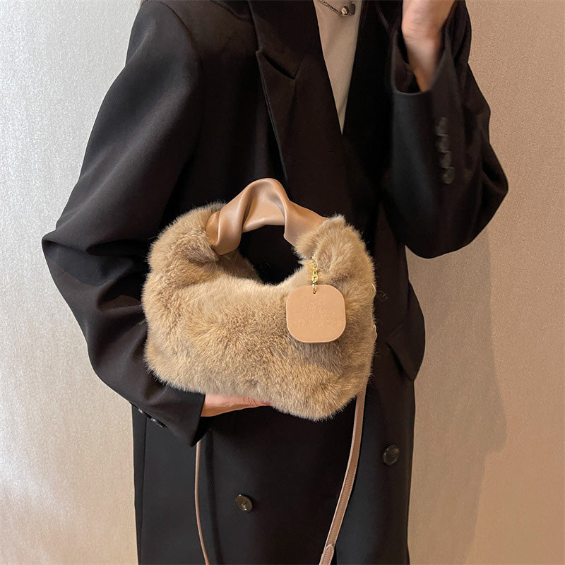 Faux Fur Chic Bag | Multifunctional, Skin-Friendly 6