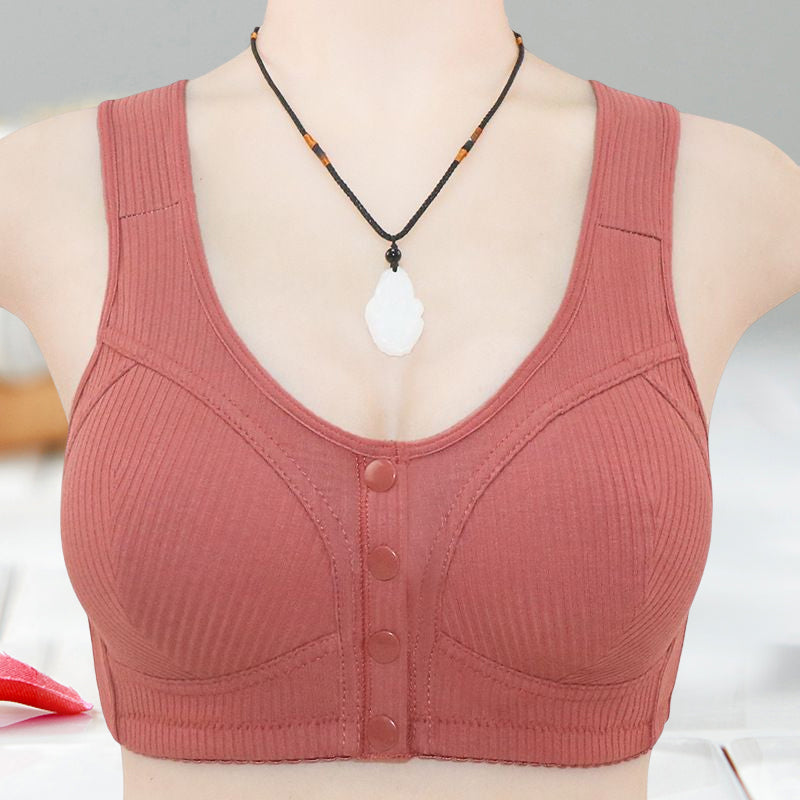 Fina Front Snap Bra | Plus Size, Comfortable Polyester Spandex 10