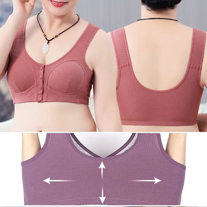 Fina Front Snap Bra | Plus Size, Comfortable Polyester Spandex 8