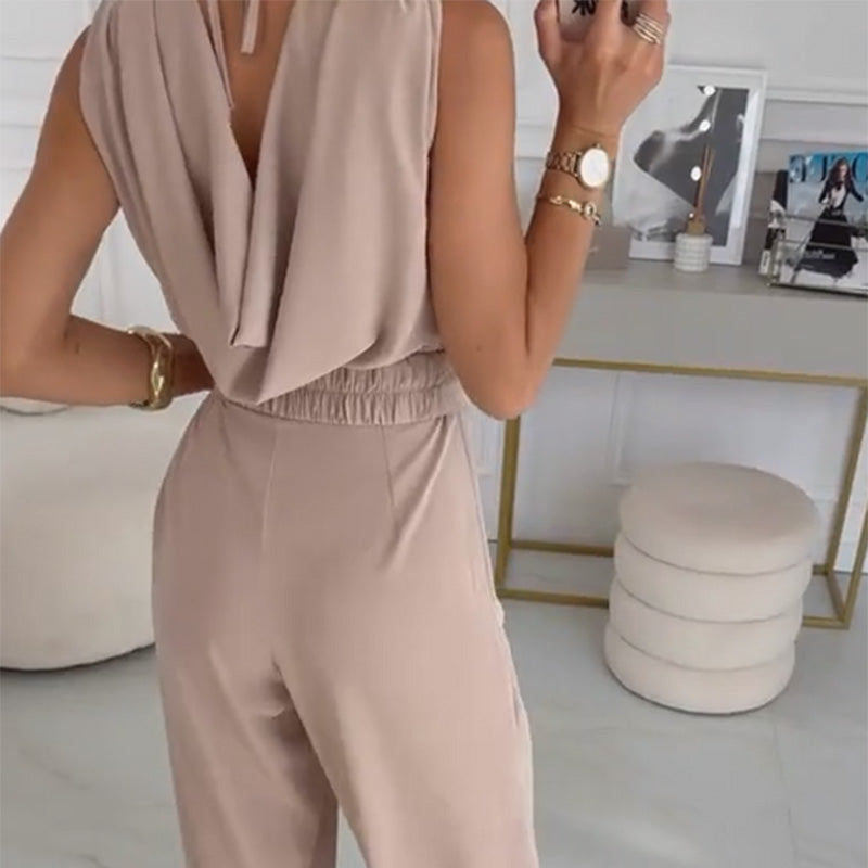 Fiora Elegant Jumpsuit | Floral-Embellished, Wide-Leg Design 1