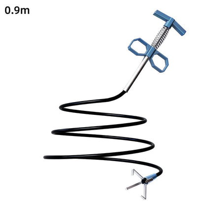 FlexiGrab Pipe Dredging Tool | Stainless Steel Claw, Ergonomic Handle 0