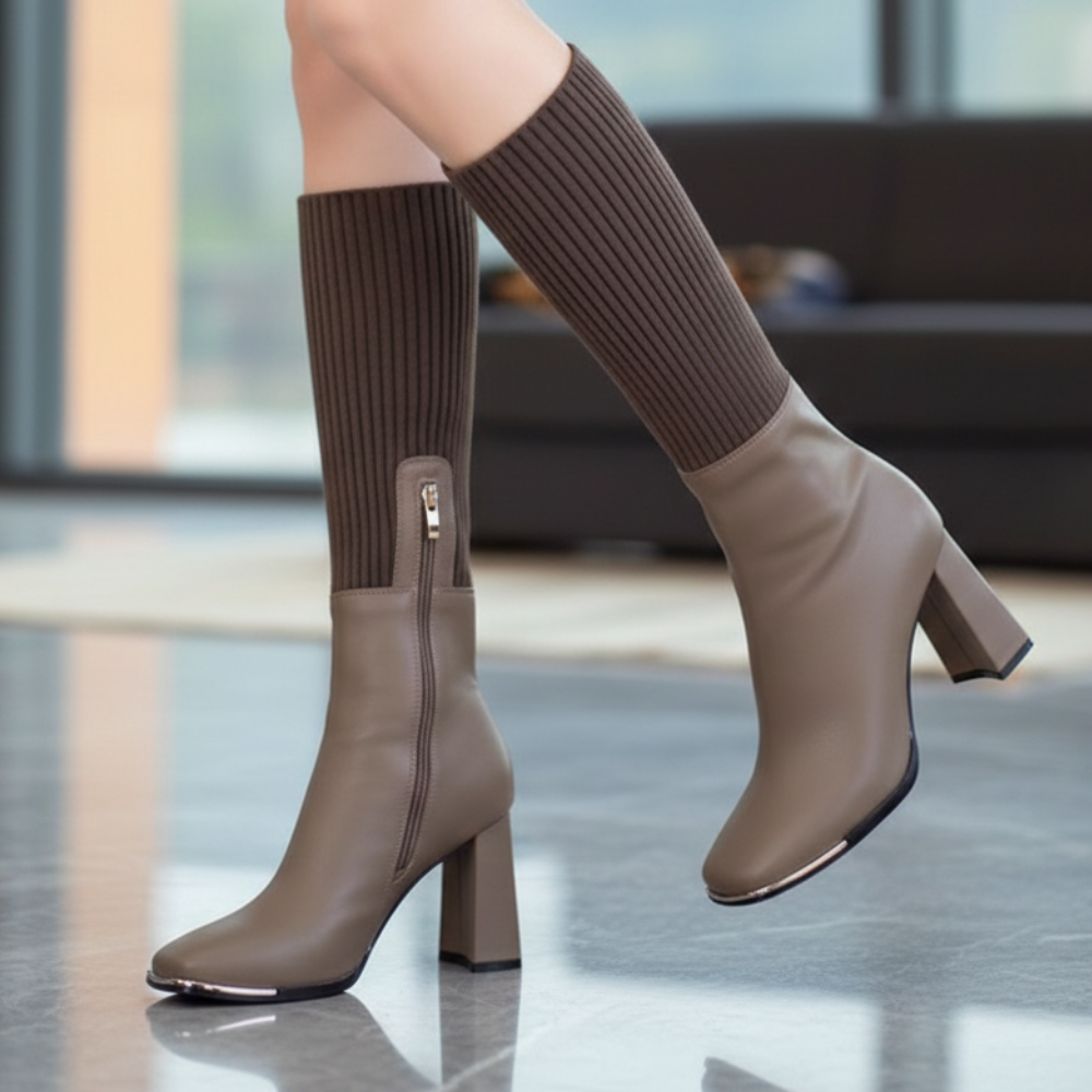 Flexta Boots | Comfortable Stretch Knit Design 1