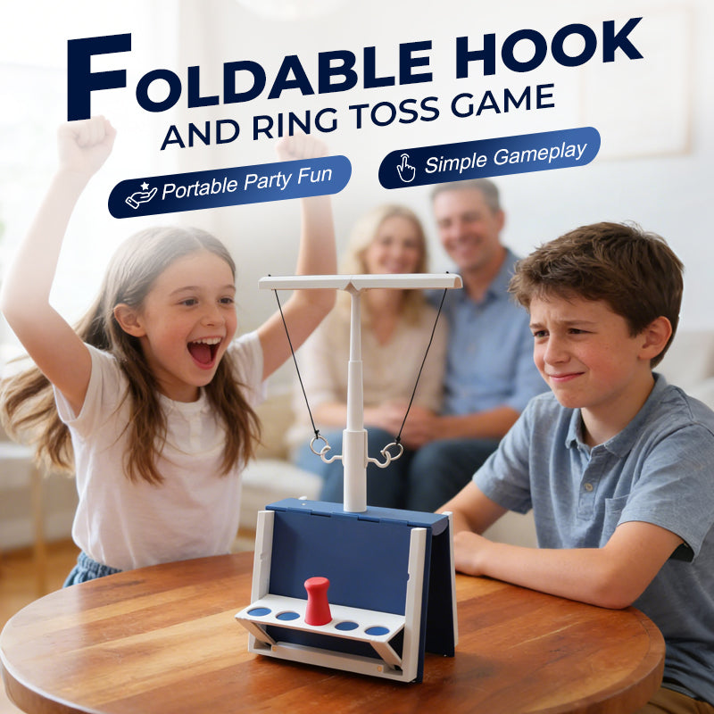 Flicker Ring Toss Game | Foldable, Compact Design 1