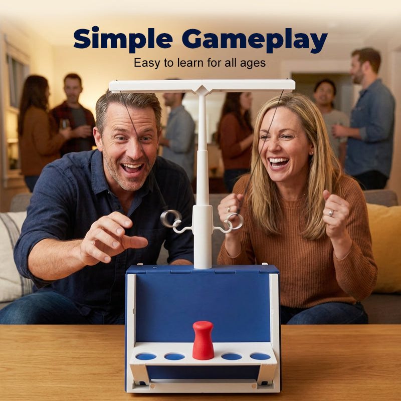 Flicker Ring Toss Game | Foldable, Compact Design 4