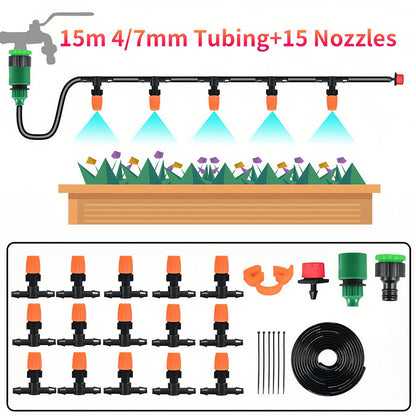 Folio Drip Irrigation System | High-Quality Watering Kit with Adjustable Nozzles 10