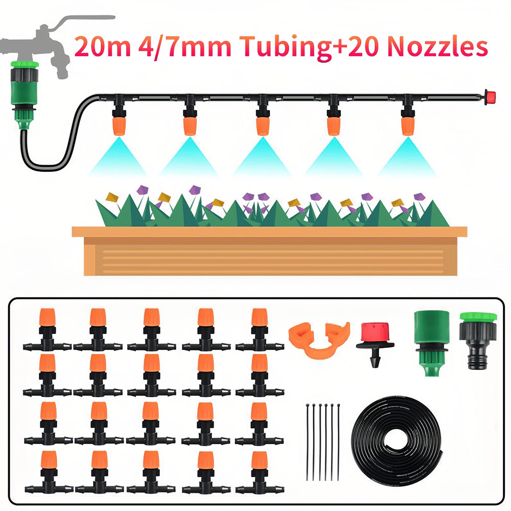 Folio Drip Irrigation System | High-Quality Watering Kit with Adjustable Nozzles 9