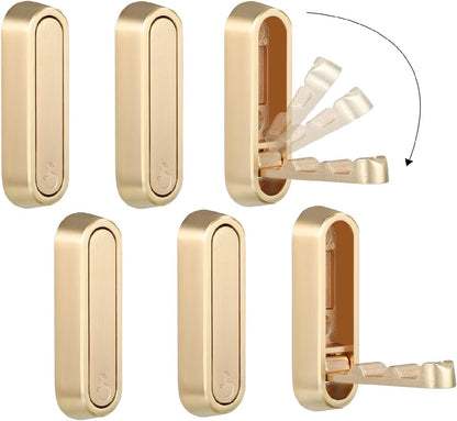 Folio Wall Hooks | Heavy-Duty Zinc Alloy, Foldable Design 4