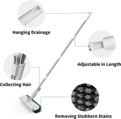 Fresco Floor Scrub Brush | 3-in-1 Heavy-Duty with Long Handle 6