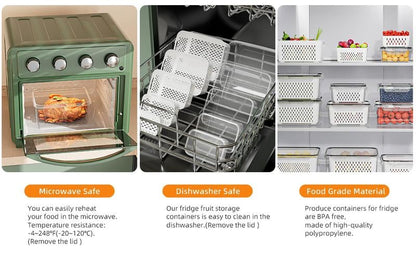 FreshBox Food Storage Container | Airtight, BPA-Free with Removable Colander 6