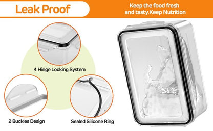 FreshBox Food Storage Container | Airtight, BPA-Free with Removable Colander 8