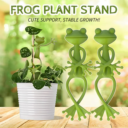 Frodo Plant Support Clips | Durable Plastic, Cute Frog Design 0