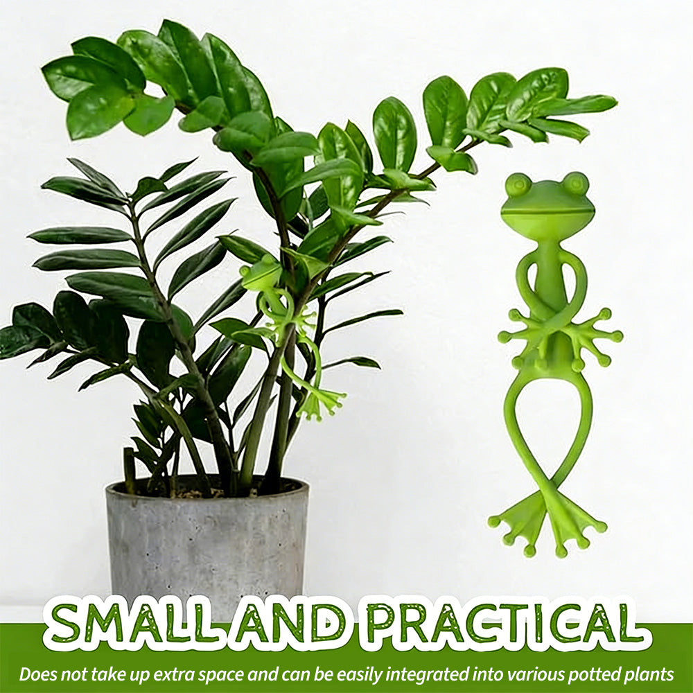 Frodo Plant Support Clips | Durable Plastic, Cute Frog Design 1