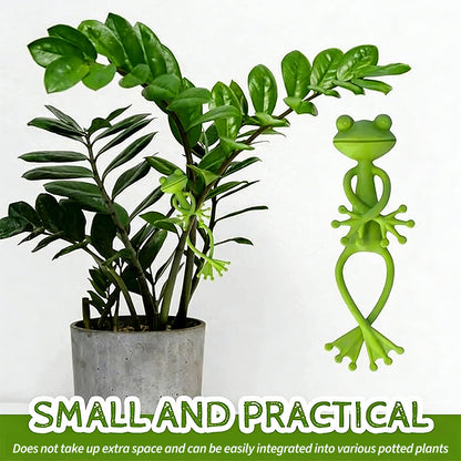Frodo Plant Support Clips | Durable Plastic, Cute Frog Design 1