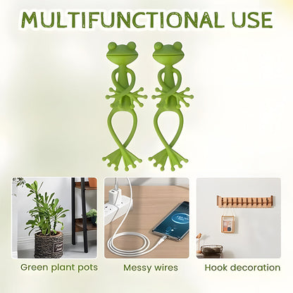 Frodo Plant Support Clips | Durable Plastic, Cute Frog Design 3