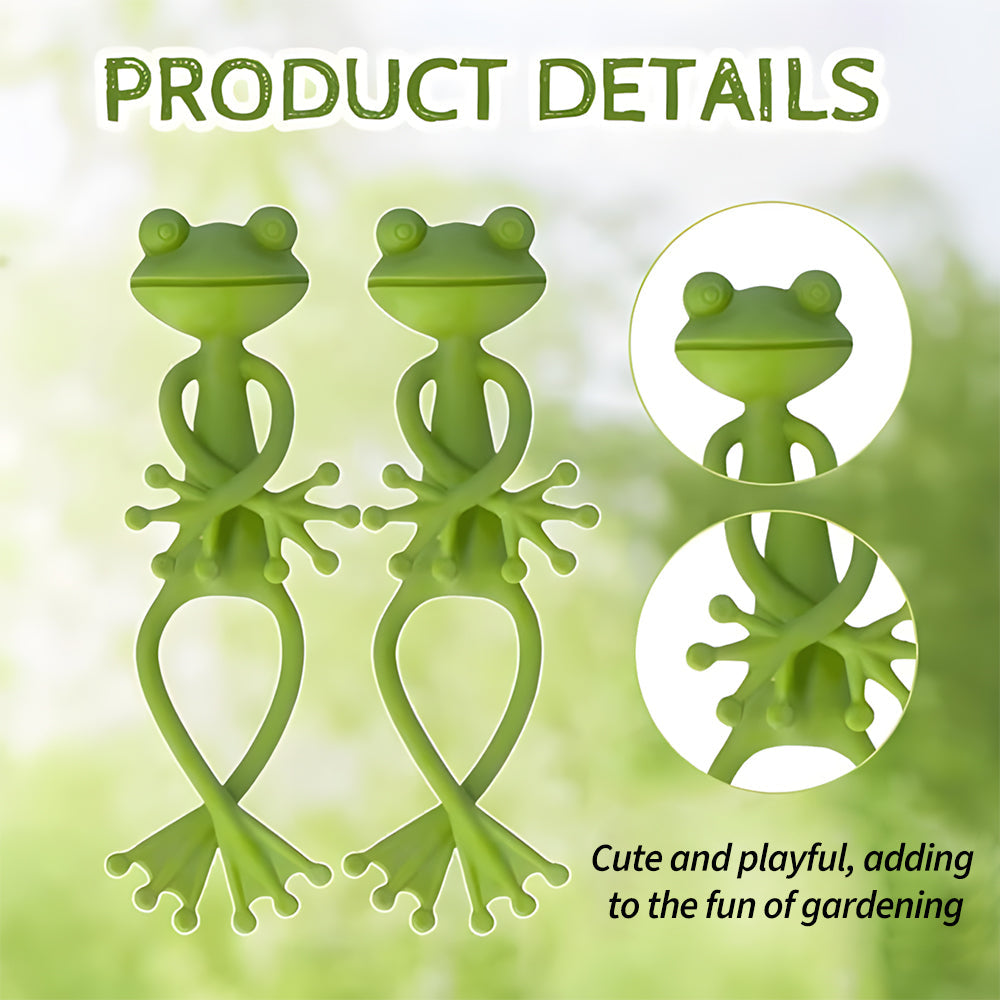 Frodo Plant Support Clips | Durable Plastic, Cute Frog Design 4