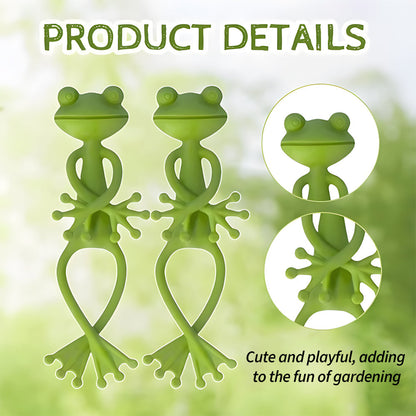 Frodo Plant Support Clips | Durable Plastic, Cute Frog Design 4
