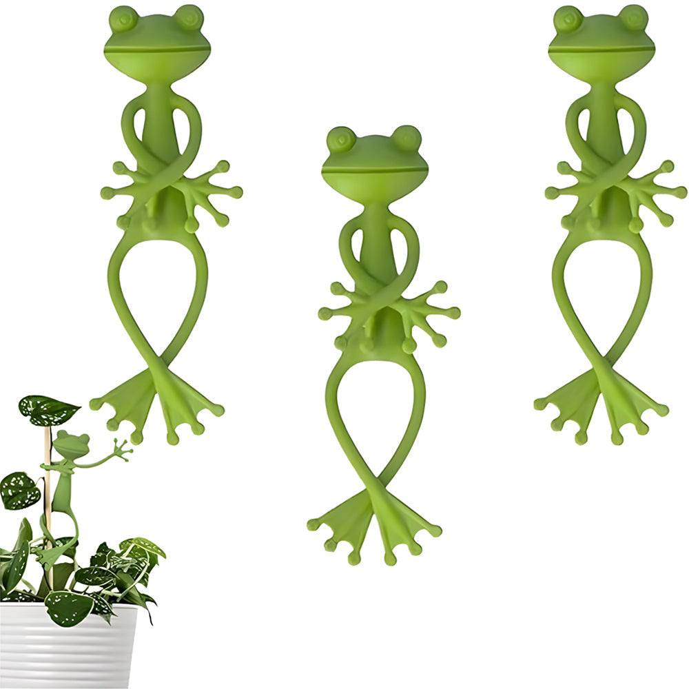 Frodo Plant Support Clips | Durable Plastic, Cute Frog Design 7