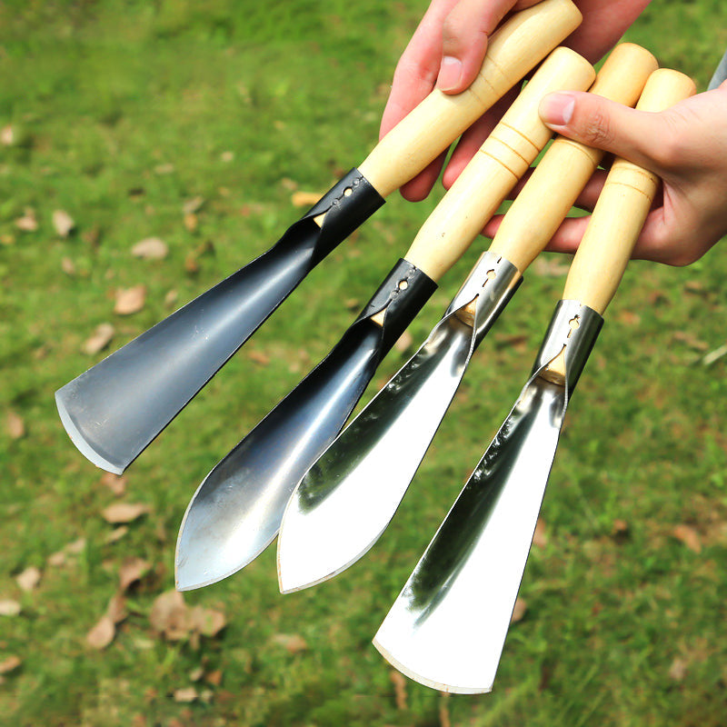 Grove Gardening Tools Set | Stainless Steel Weeding Shovel, Trowel, Rake 1
