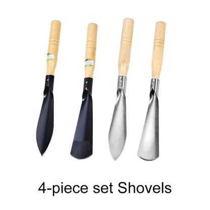 Grove Gardening Tools Set | Stainless Steel Weeding Shovel, Trowel, Rake 10