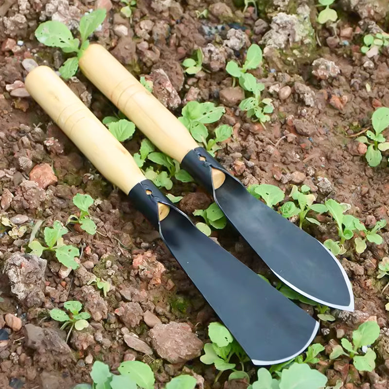 Grove Gardening Tools Set | Stainless Steel Weeding Shovel, Trowel, Rake 4