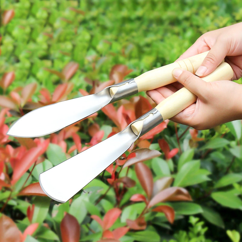 Grove Gardening Tools Set | Stainless Steel Weeding Shovel, Trowel, Rake 6