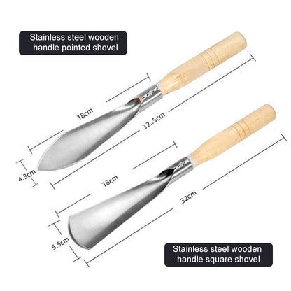 Grove Gardening Tools Set | Stainless Steel Weeding Shovel, Trowel, Rake 8