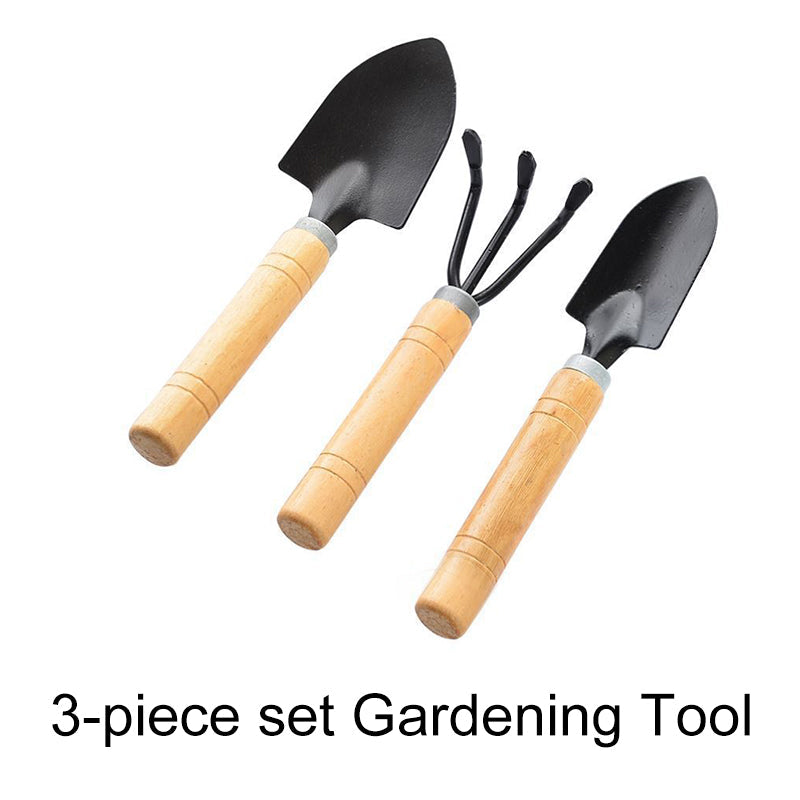 Grove Gardening Tools Set | Stainless Steel Weeding Shovel, Trowel, Rake 9
