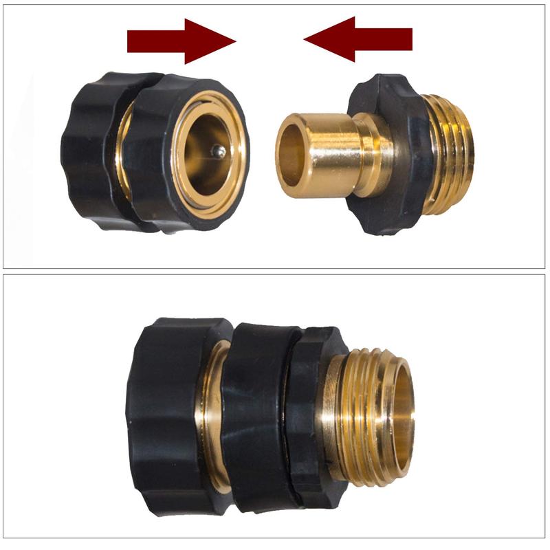 Grove Quick Connector | Heavy-Duty Brass, Leak-Proof 3