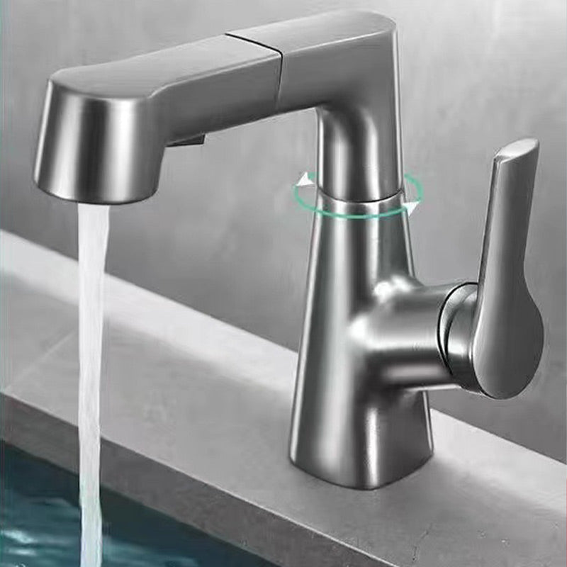 Haven Bathroom Faucet | Pull-Out Sprayer, 360-Degree Swivel, Gunmetal Gray Finish 0