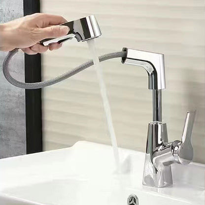 Haven Bathroom Faucet | Pull-Out Sprayer, 360-Degree Swivel, Gunmetal Gray Finish 11