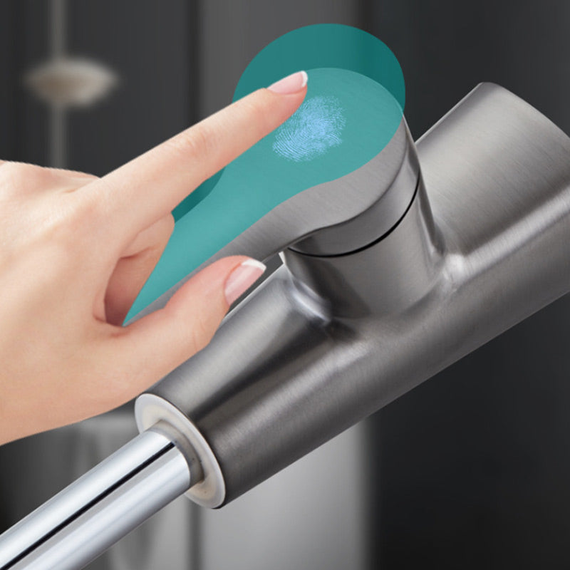 Haven Bathroom Faucet | Pull-Out Sprayer, 360-Degree Swivel, Gunmetal Gray Finish 8