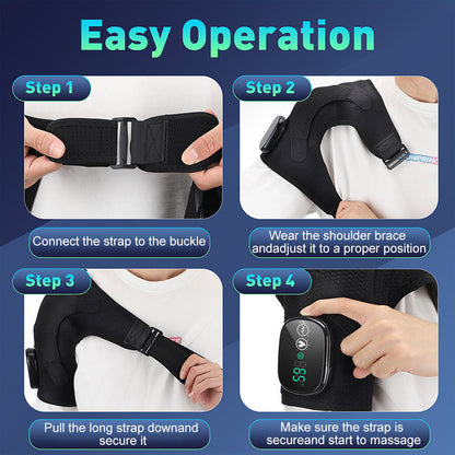Haven Heated Shoulder Brace | Adjustable Vibration Massage Support 6