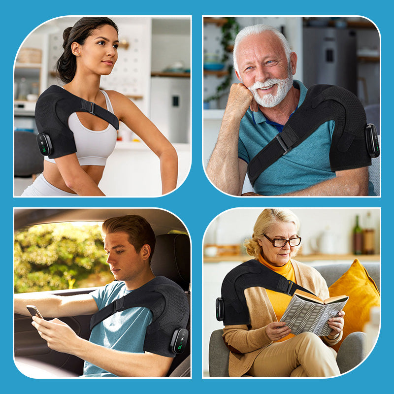 Haven Heated Shoulder Brace | Adjustable Vibration Massage Support 7